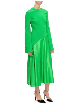 Solace London Gaia Midi Dress Bright Green Size 12 for rent on The Volte - image 2