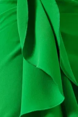 Solace London Off-the-shoulder Ruffled Dress Lotus Green Size 10 for rent on The Volte - image 5
