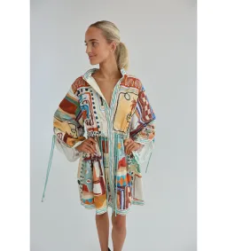 Alemais La Sirena Exclusive Michelle Mini Dress in Print Size AU8 for rent on The Volte - image 2