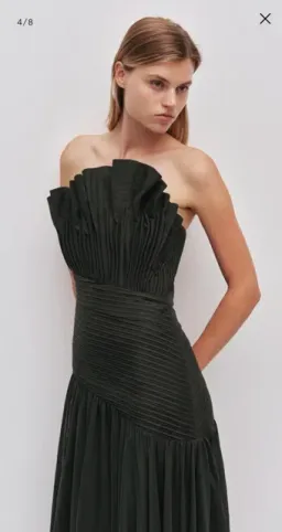 Aje - Aquiline Gown - Hunter Green - Size 8 for rent on The Volte - image 4