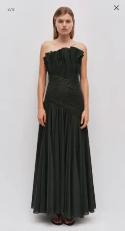 Aje - Aquiline Gown - Hunter Green - Size 8 for rent on The Volte - image 2