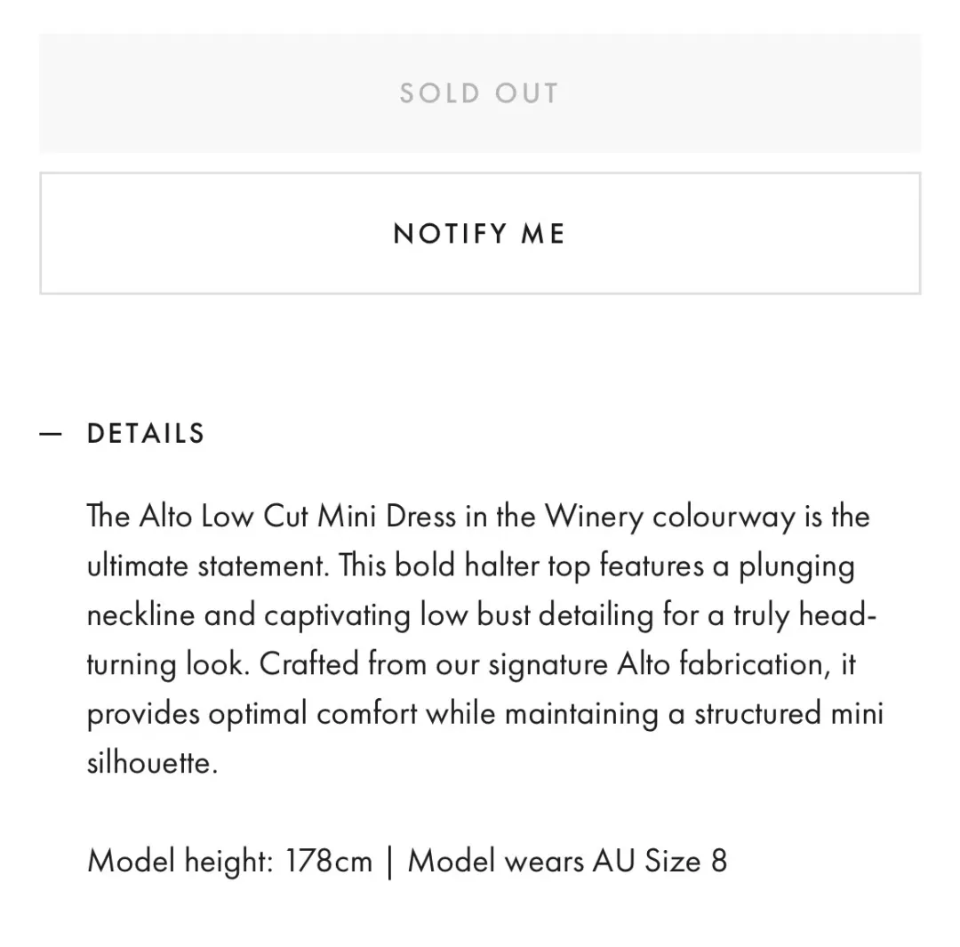 Kookai Alto Low Cut Mini Dress in Red for rent on The Volte - main image