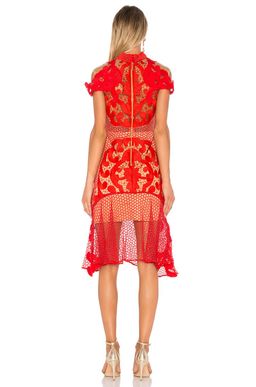 Thurley Rose Ceremony Dress Red Size 12 for rent on The Volte - image 3