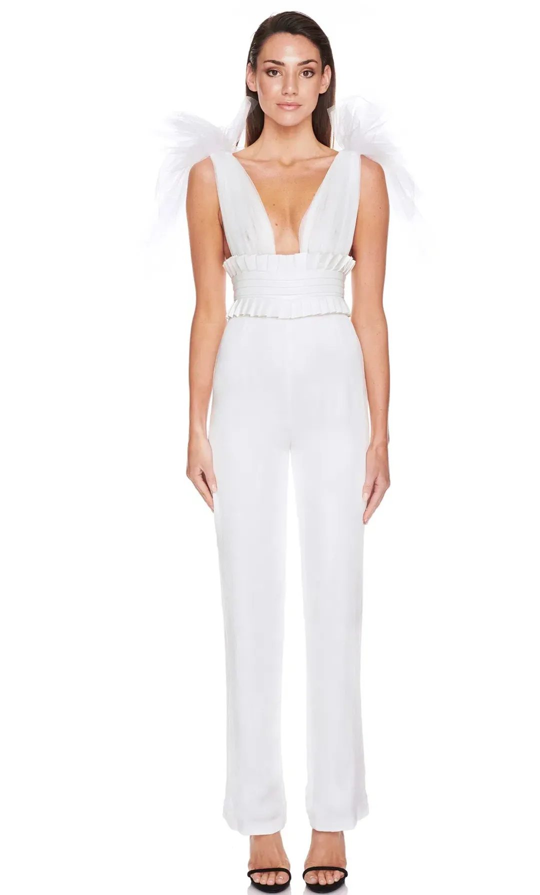 Eliya The Label Romee Pansuit White Size 12 / L for rent on The Volte - main image