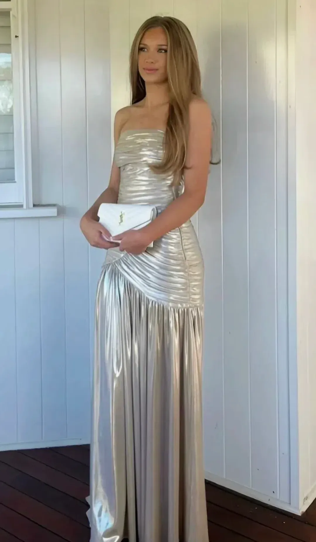 Josie Gown - Champagne for rent on The Volte - main image