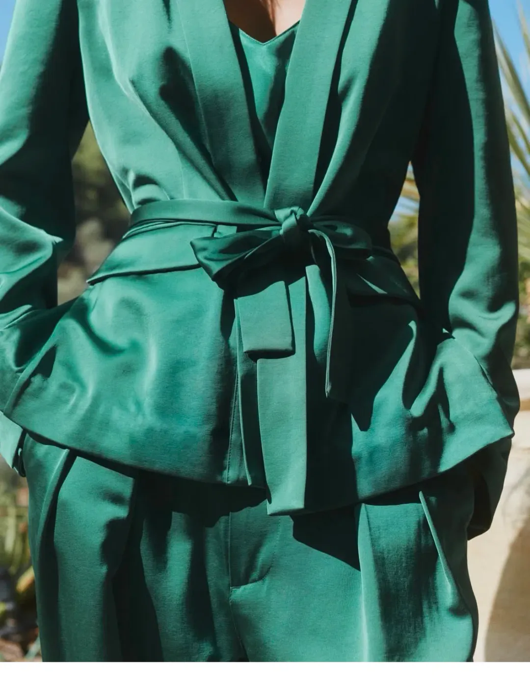 Scotch & Soda - Green Silk Suit 12 for rent on The Volte - main image