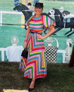 REBECCA VALLANCE DALI PUFF SLEEVE MIDI SIZE 12 for rent on The Volte - image 1