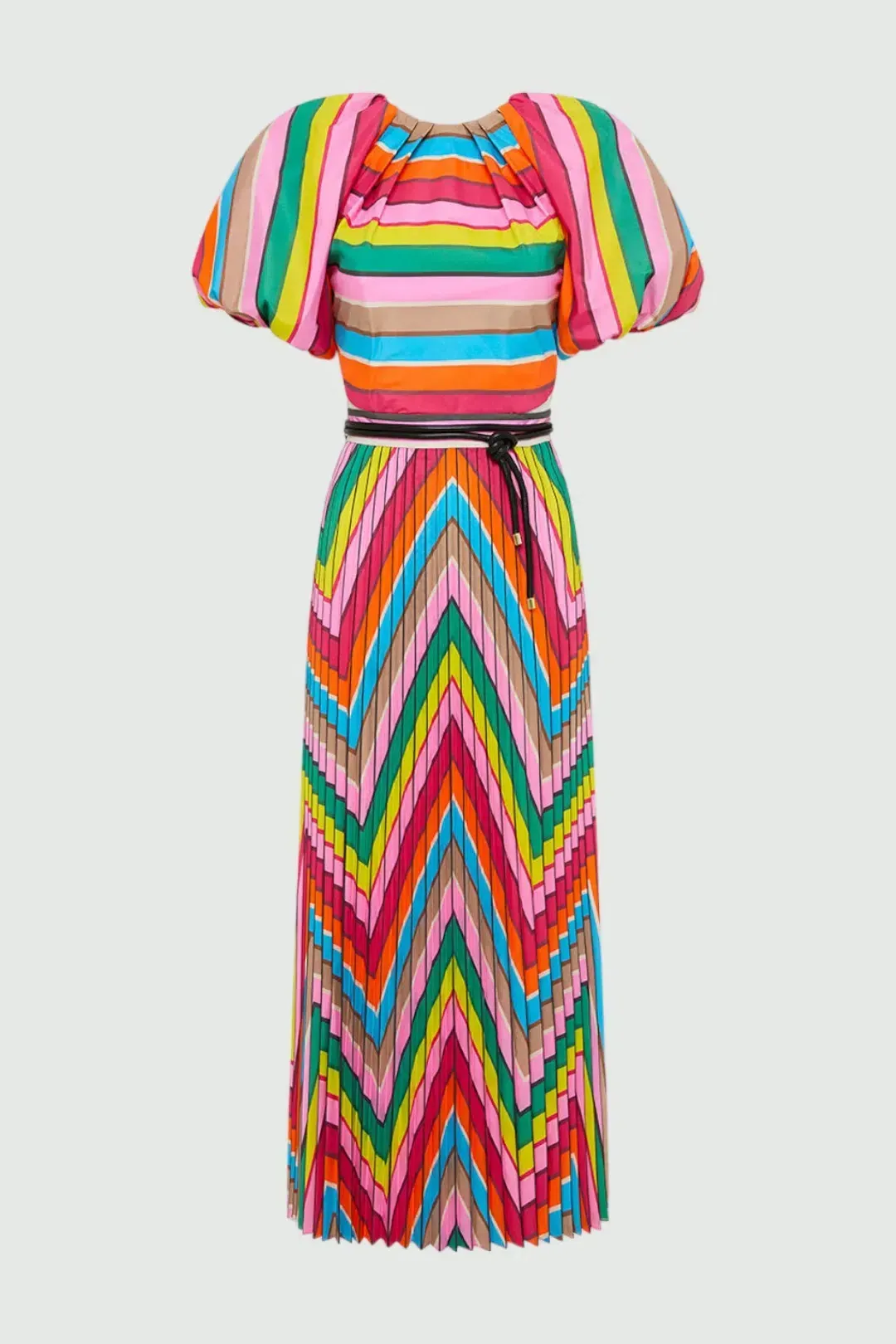 REBECCA VALLANCE DALI PUFF SLEEVE MIDI SIZE 12 for rent on The Volte - main image