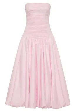 Aje Violette Bubble Midi Dress Pastel Pink Size 8 for rent on The Volte - image 2