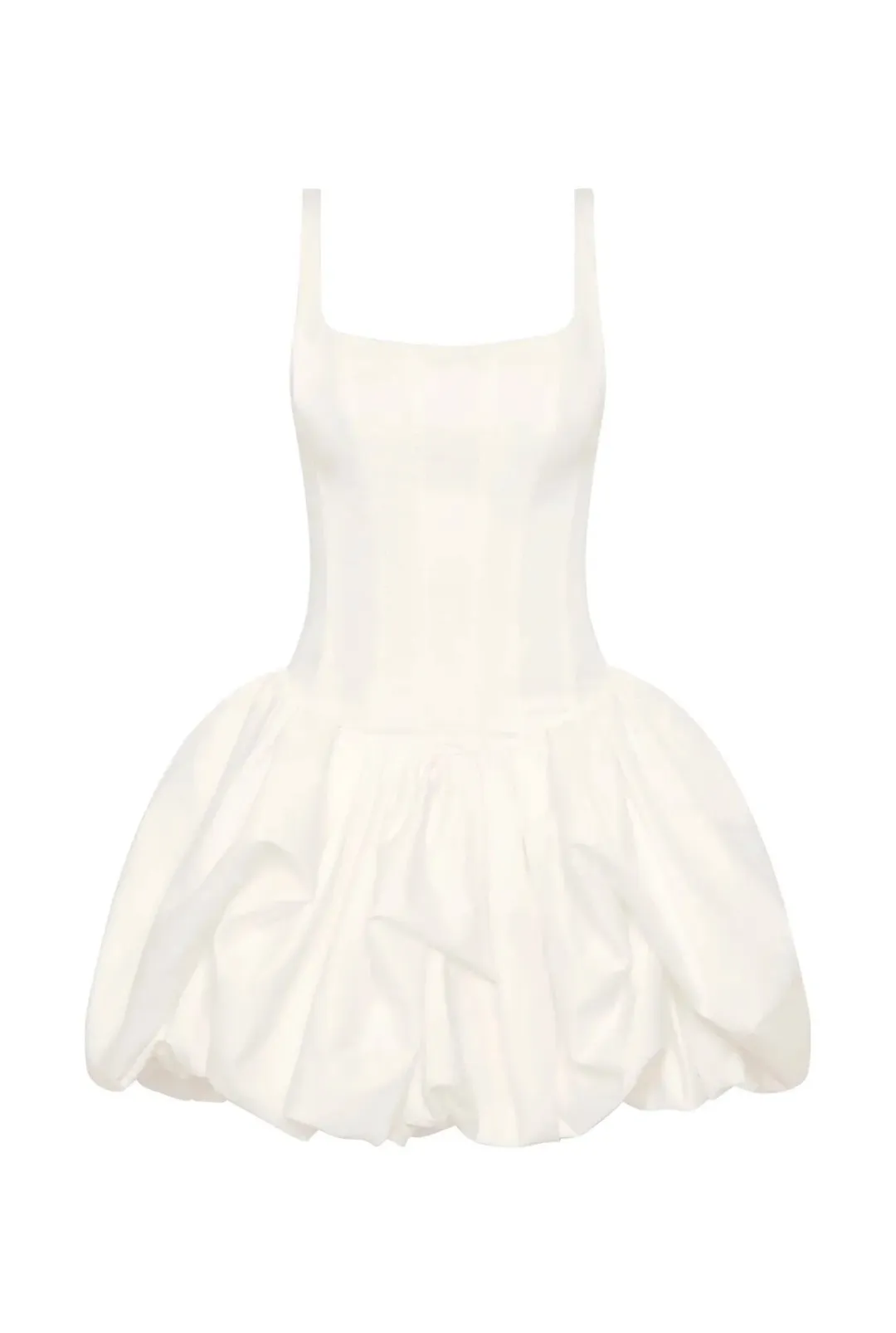 Aje Alani Mini Dress Ivory Size 10 for rent on The Volte - main image