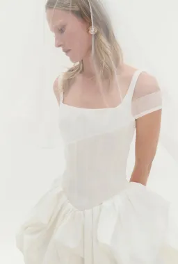 Aje Alani Mini Dress Ivory Size 10 for rent on The Volte - image 2