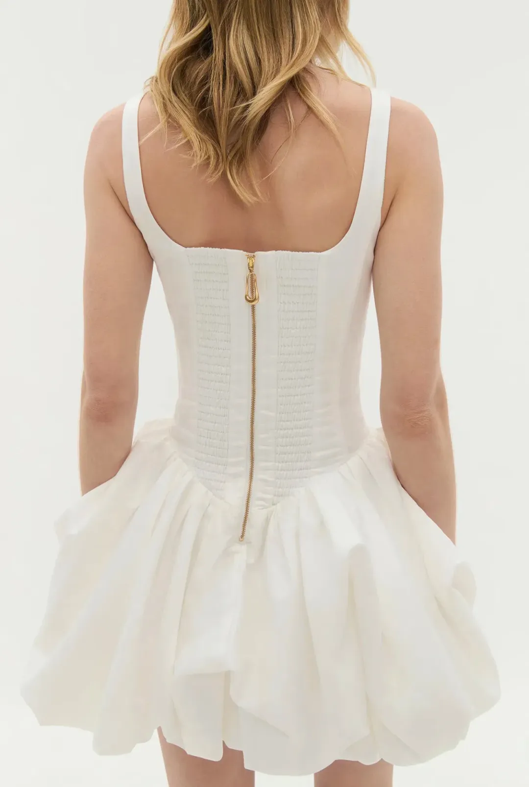 Aje Alani Mini Dress Ivory Size 10 for rent on The Volte - main image