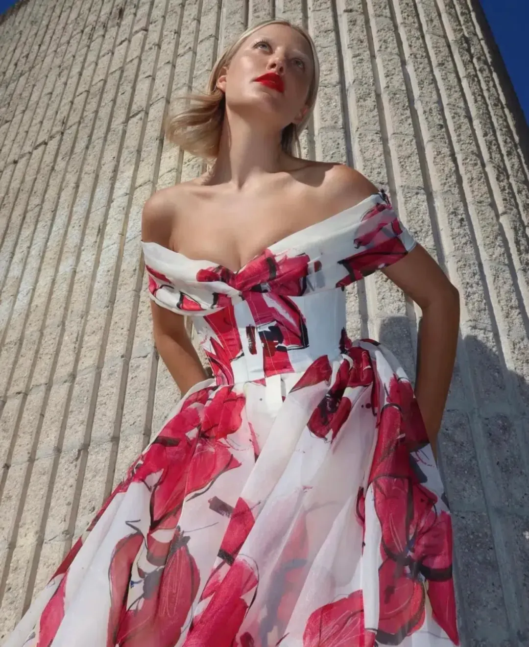 Aje Cordelia Corseted Maxi Dress Floral Size 8 for rent on The Volte - main image