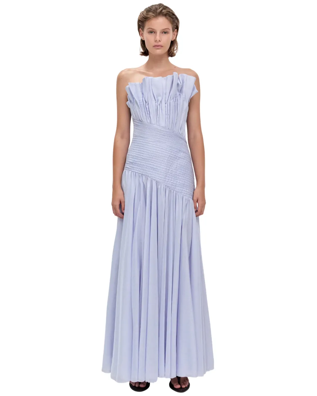 Aje Aquiline Gown Blue Size 12 for rent on The Volte - main image