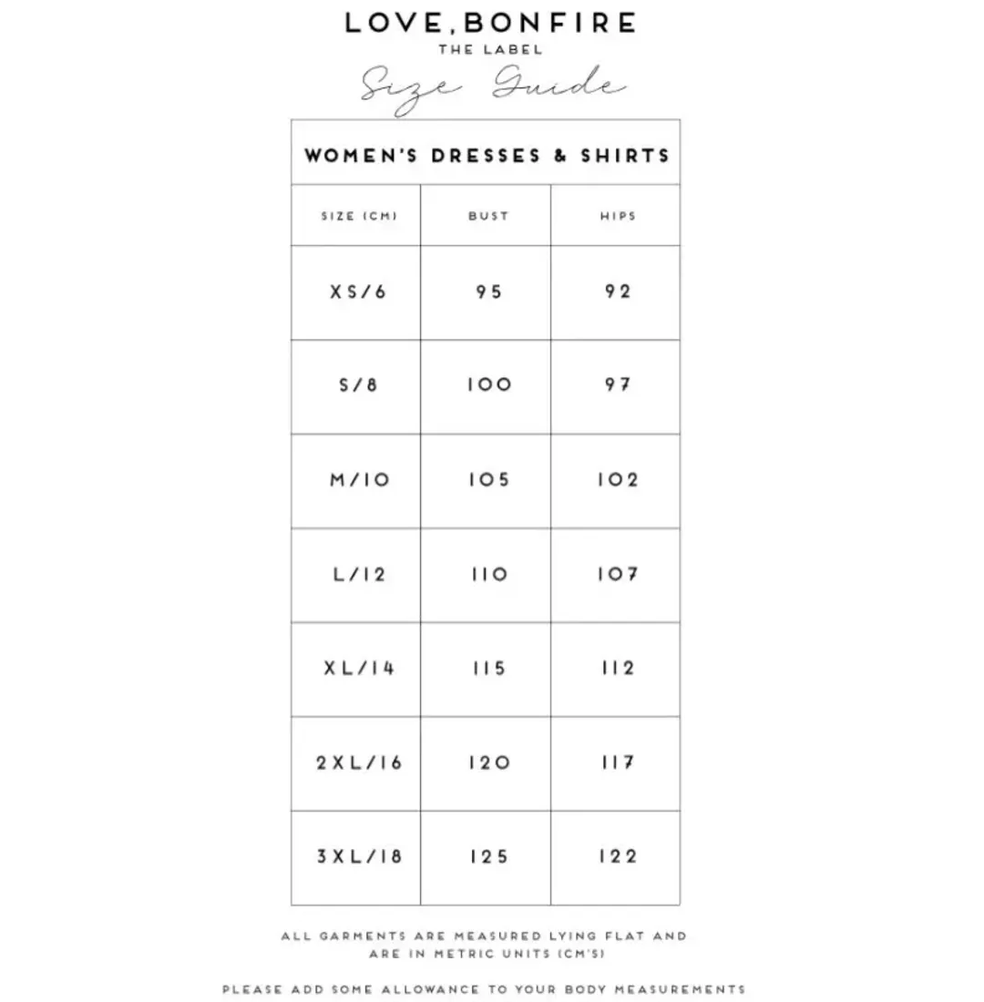 Love, Bonfire the Label - Passion for Life Dress for rent on The Volte - main image