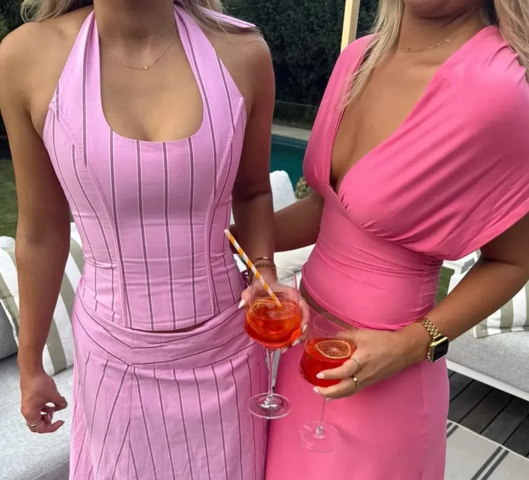 HANDMADE luna PINK set size xs./s for rent on The Volte - main image