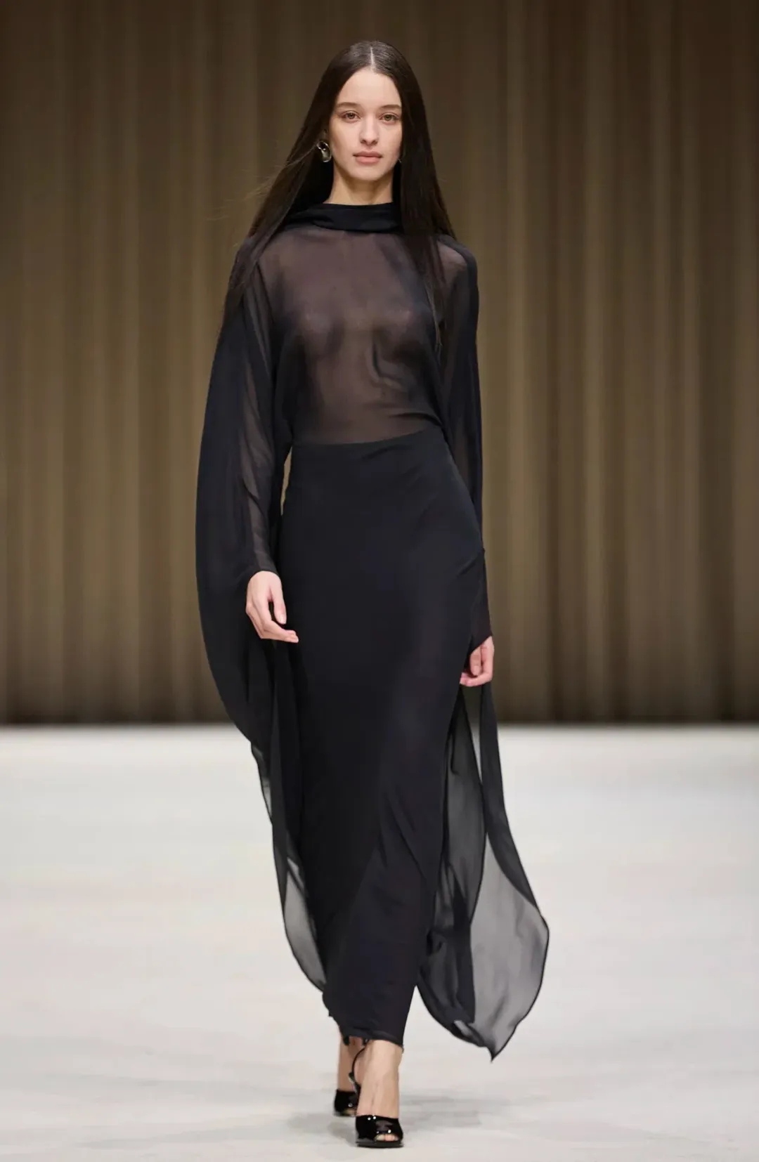 AUTORE STUDIO ELARA DRESS IN BLACK BEAUTY for rent on The Volte - main image