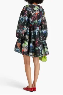 Stine Goya Jasmine Dress Size XL 14 AU/UK Glitter Bloom Floral for rent on The Volte - image 2