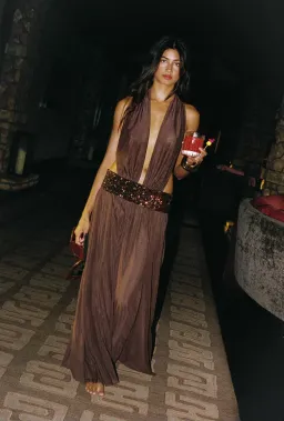 Saboa Studios Alessandra Maxi , Brown Size 8 (Small) for rent on The Volte - image 2