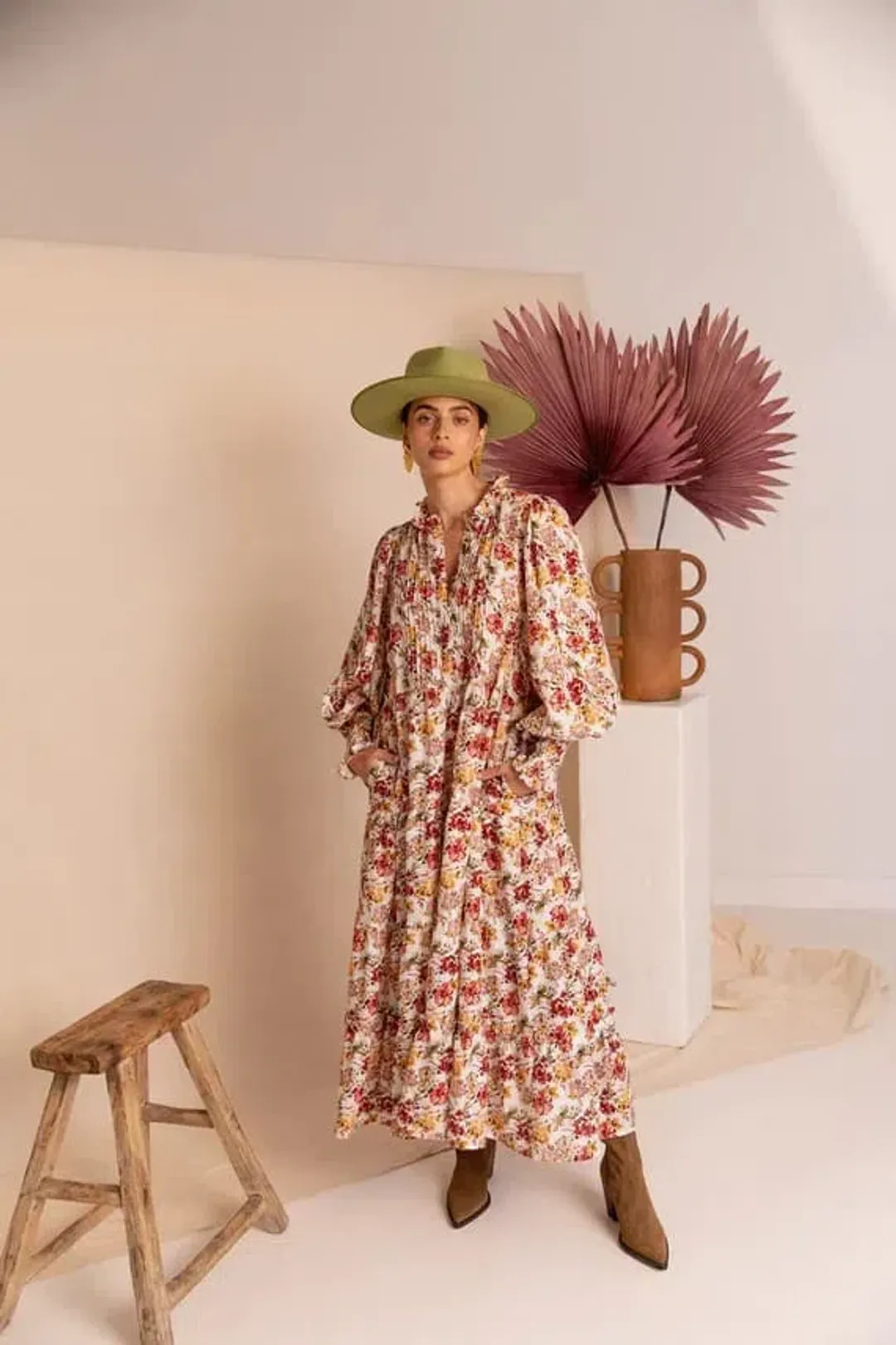 La Boheme Aurelia Gown Floral One Size for rent on The Volte - main image