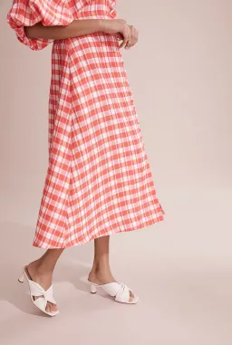 Country Road Check Full Sleeve Dress for rent on The Volte - image 5