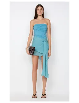 Bec Bridge Landon Strapless Mini Dress Seafoam Size 8 for rent on The Volte - image 1