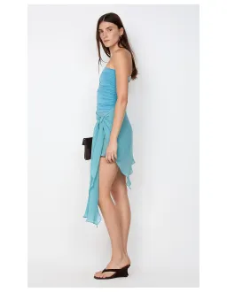 Bec Bridge Landon Strapless Mini Dress Seafoam Size 8 for rent on The Volte - image 3