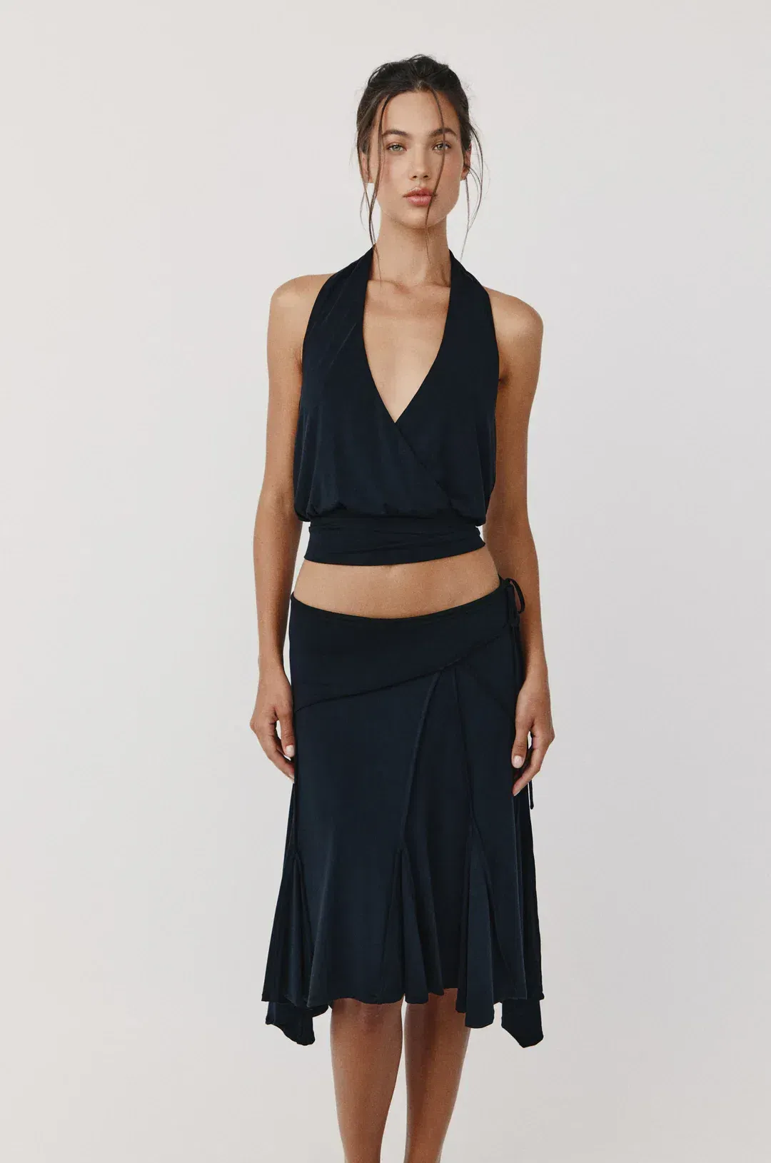 With Jean Sharni set black size S  for rent on The Volte - main image