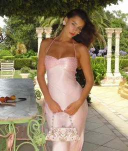 I am Delilah Jade Maxi Dress Quartz Size 8 for rent on The Volte - image 1