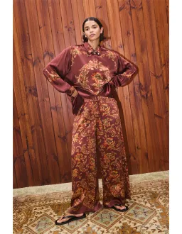 Alemais Seraphina Silk Shirt and Pants - size 6/8 for rent on The Volte - image 1