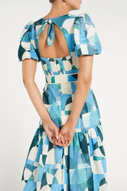 Rebecca Vallance Mallorca Midi Dress Size 8 for rent on The Volte - image 4