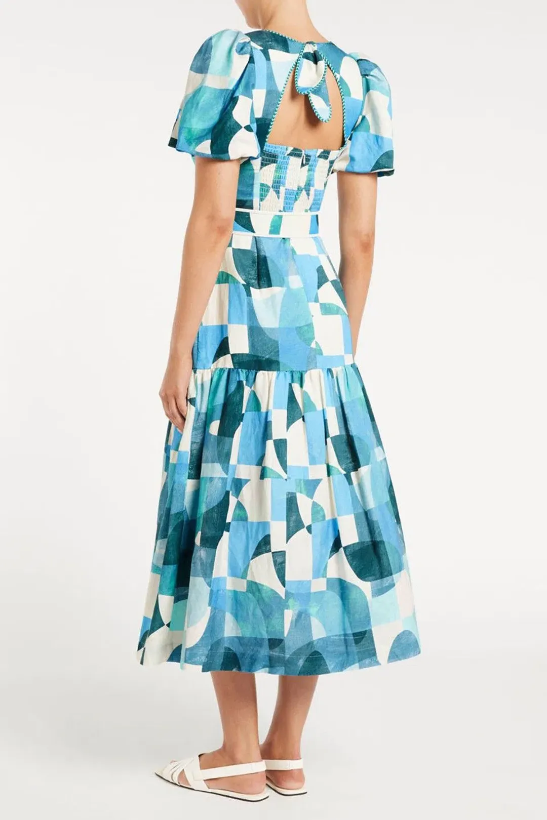 Rebecca Vallance Mallorca Midi Dress Size 8 for rent on The Volte - main image