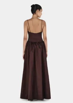Hansen & Gretel Bellini Gown in Chocolate Size XS/AU6 for rent on The Volte - image 4