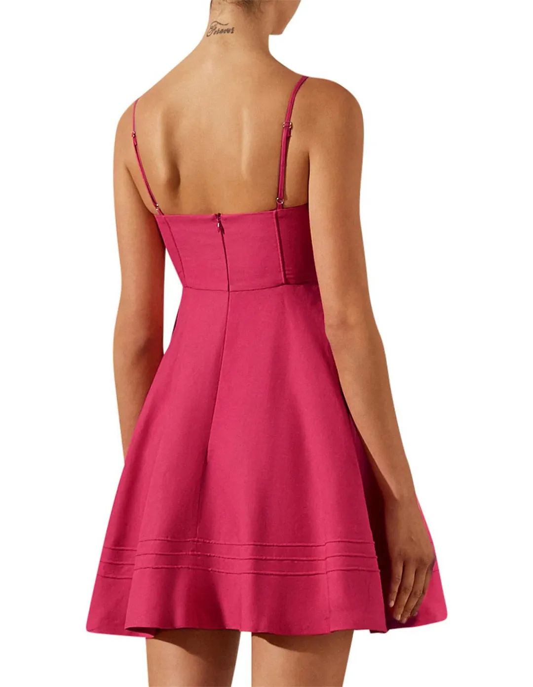 Shona Joy Joanine Corded Circle Mini Dress Size 10 for rent on The Volte - main image