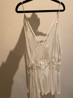 Magali Pascal Ivy Dress White Size 8 for rent on The Volte - image 4