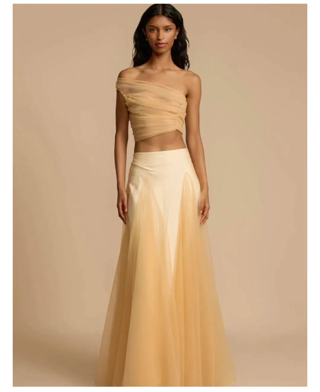 Violetta top and skirt set for rent on The Volte - main image