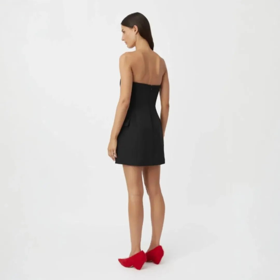 Camilla and Marc Izola Tailored Mini Dress in Black Size 10 for rent on The Volte - main image