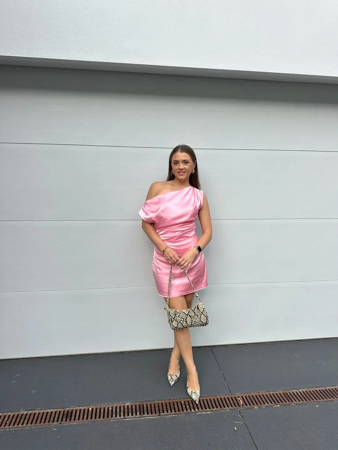 RHODE MINI DRESS | PINK - SIZE 8 for rent on The Volte - main image