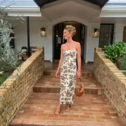 Sir Eleanora Column Midi Dress Size 2 / 10 AU for rent on The Volte - image 3