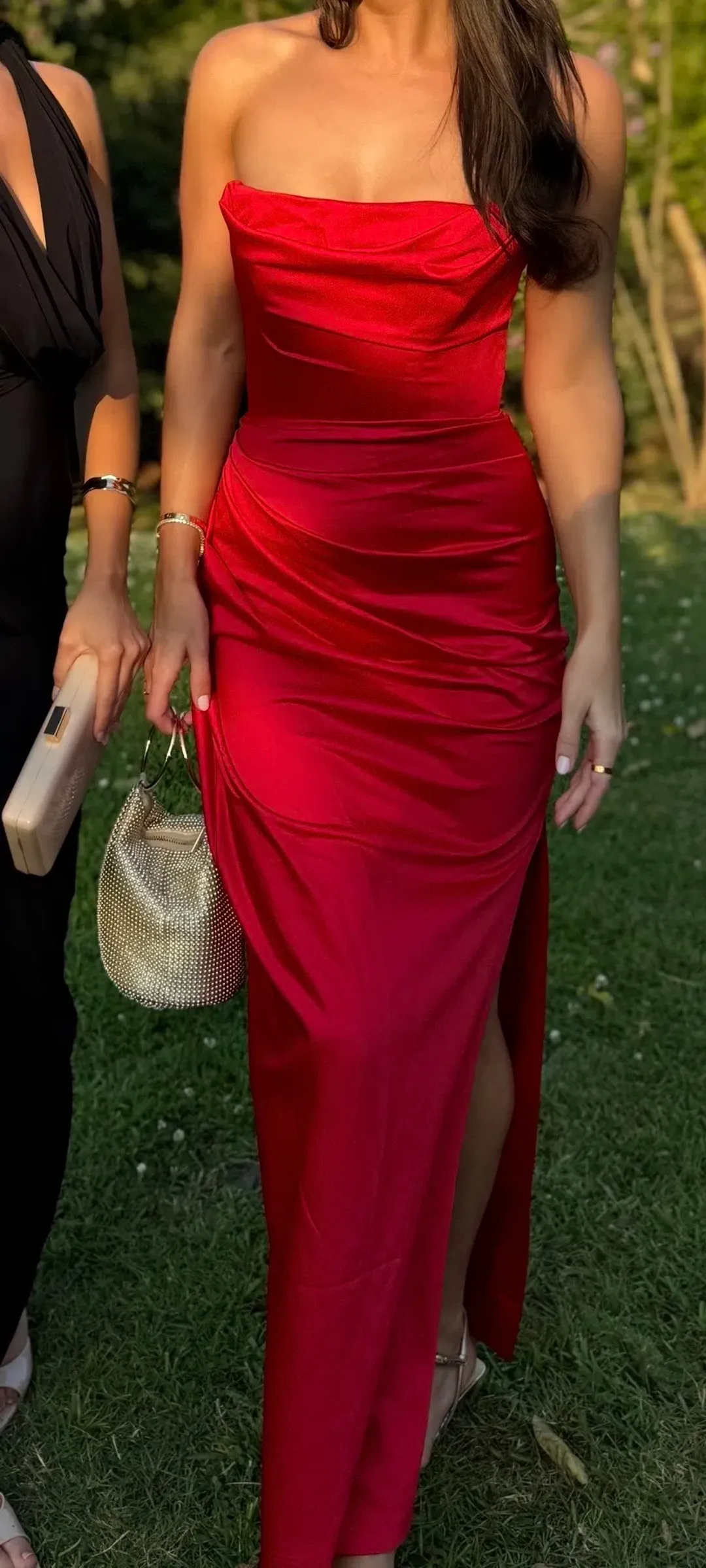 House of CB Adrienne Strapless Gown Size 8 for rent on The Volte - main image