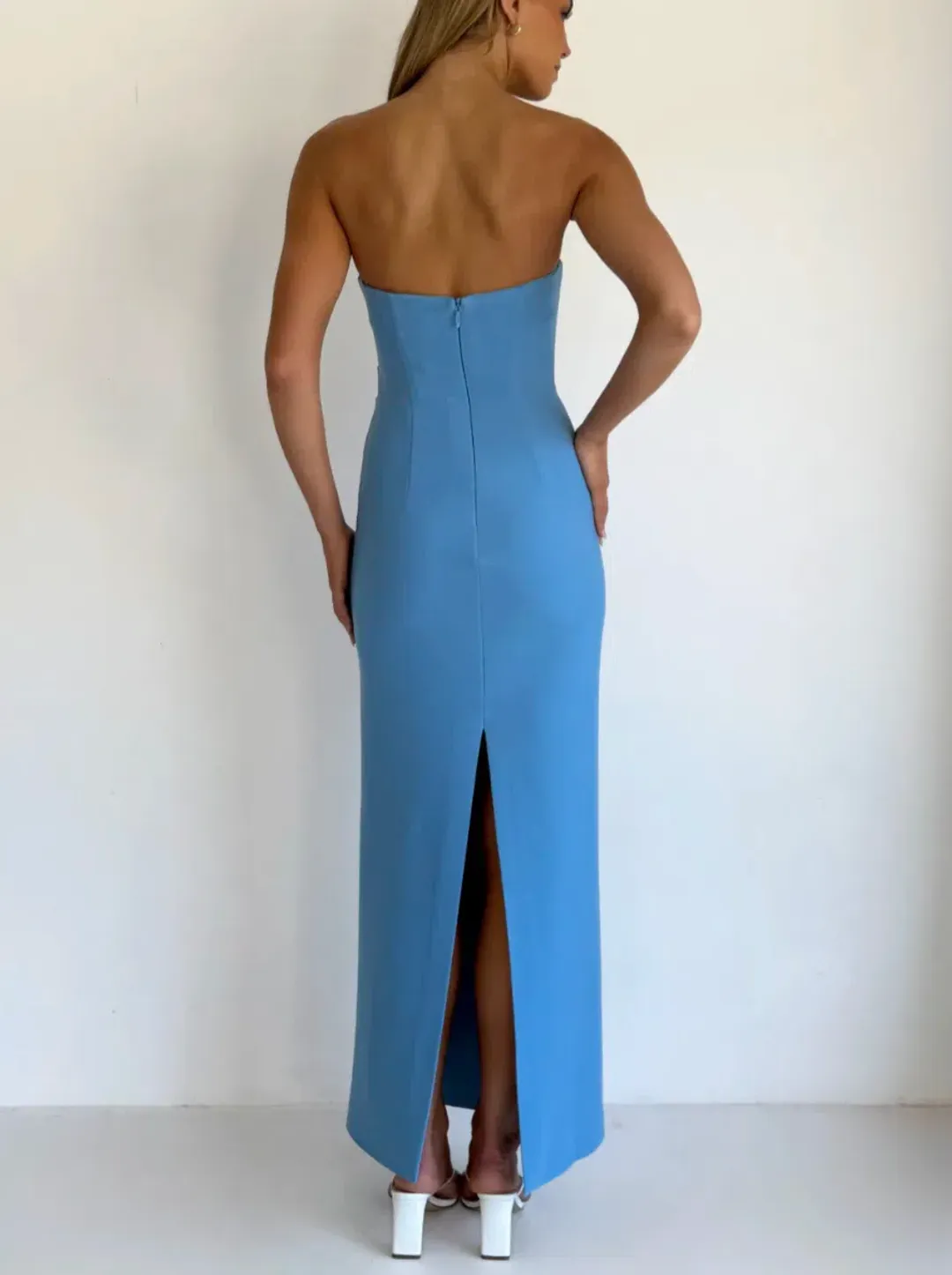 By Nicola Lucy Midi Dress in Capri Size 12 for rent on The Volte - main image