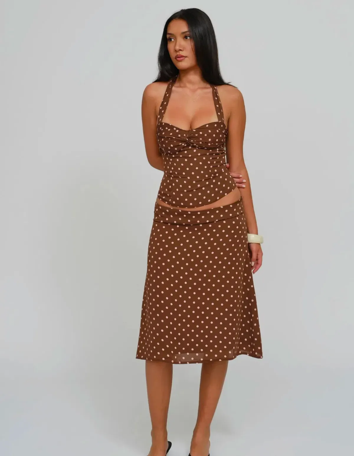 Saskia corset top and matching skirt  for rent on The Volte - main image