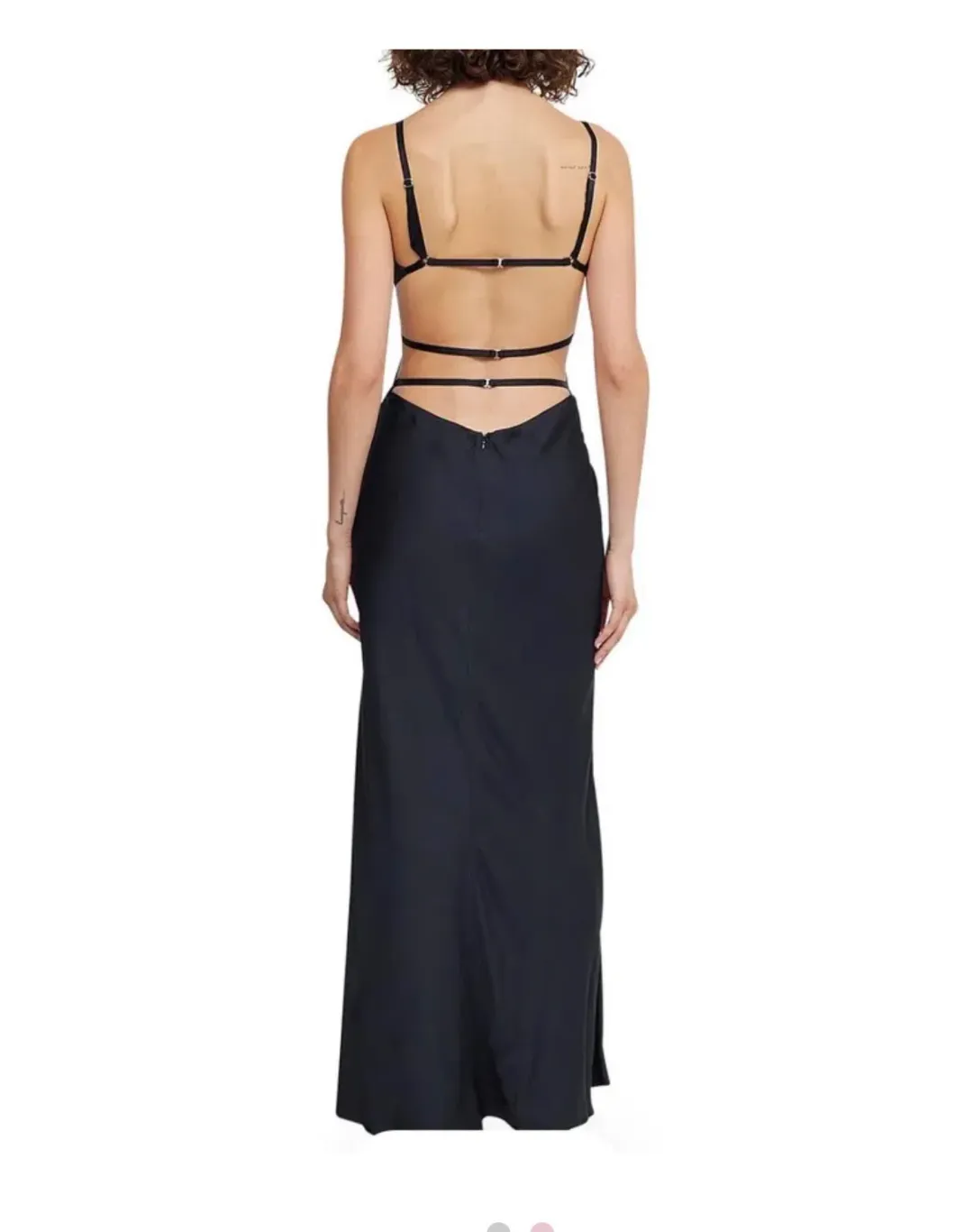 Diamond days strapless cut out maxi dress for rent on The Volte - main image