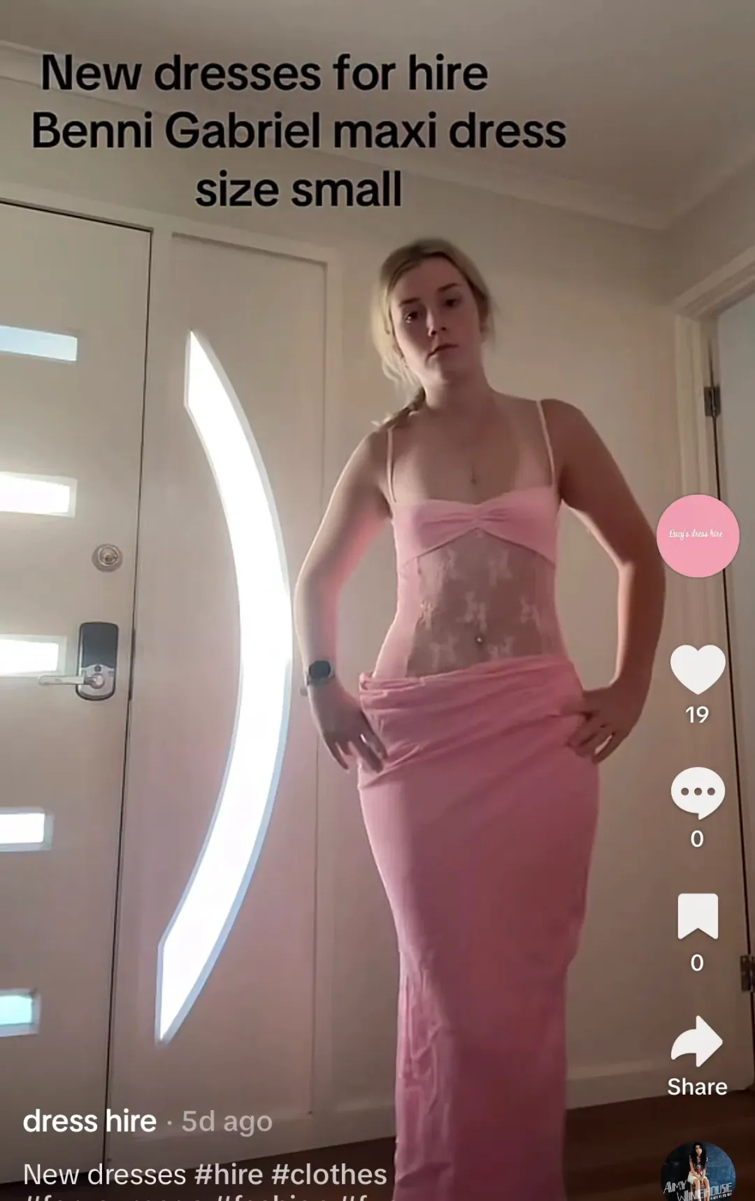 Gabriel maxi dress for rent on The Volte - main image