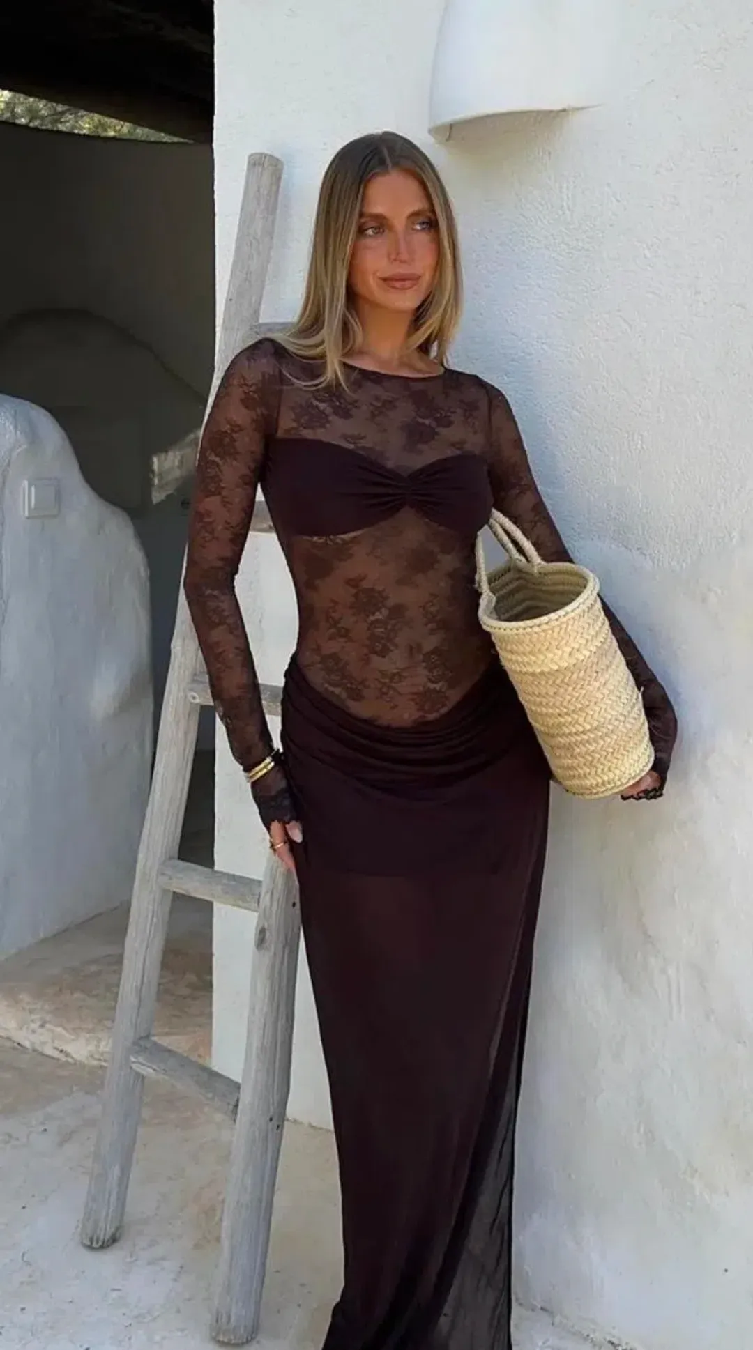 Oska maxi dress  for rent on The Volte - main image