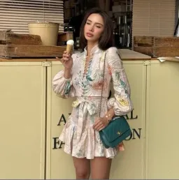 ZIMMERMANN ILLUMINATE PEPLUM MINI for rent on The Volte - image 1