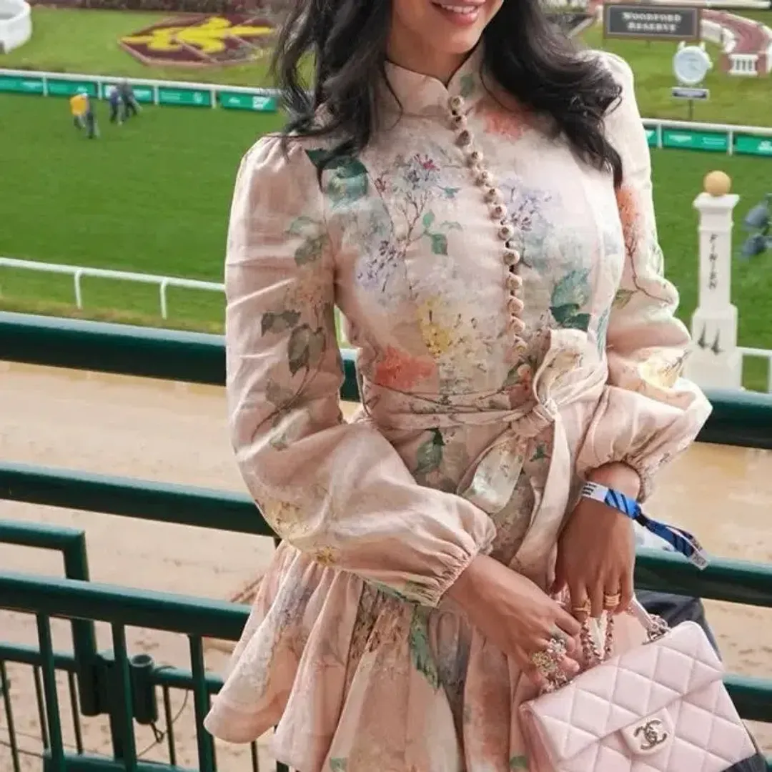 ZIMMERMANN ILLUMINATE PEPLUM MINI for rent on The Volte - main image