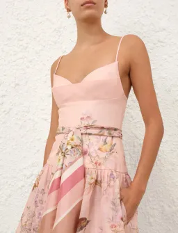 Zimmermann Rebellion Fitted Picnic Dress pink size 3 / AU 14 for rent on The Volte - image 3