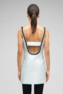 Oroton embellished mini dress size 6 for rent on The Volte - image 4