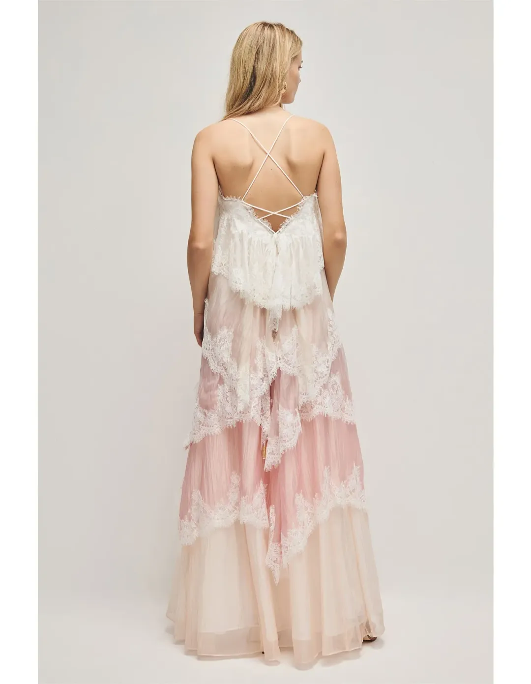 Aje Ophelia Lace Gown Multi Size 10 for rent on The Volte - main image